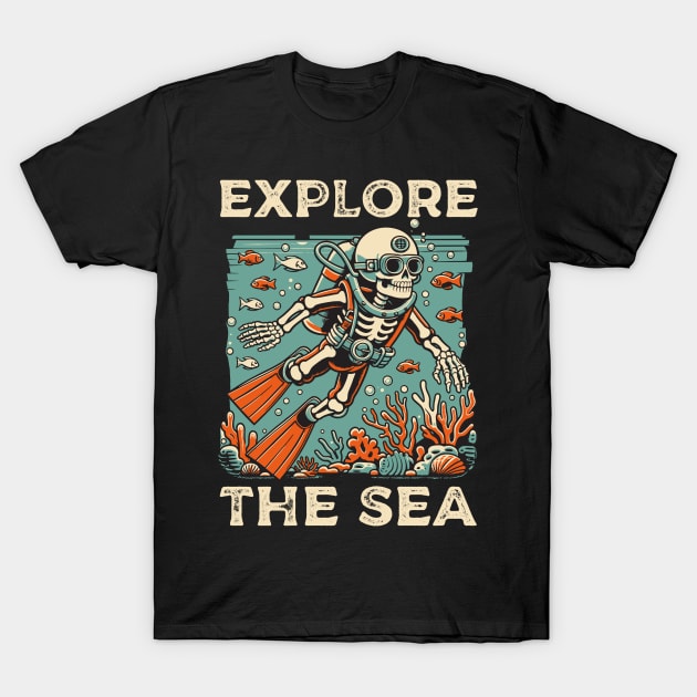 Explore the sea T-Shirt by Yopi